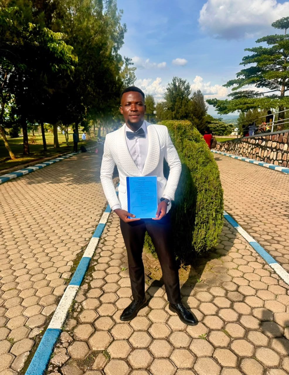 Darlington Sayee after BBA in Finance dissertation presentation